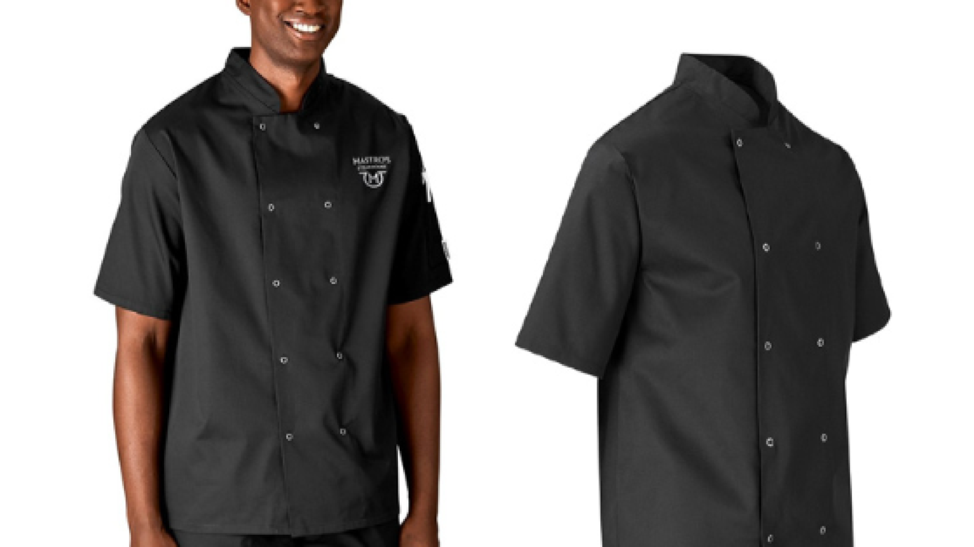 Unisex Short Sleeve Zest Chef Jacket